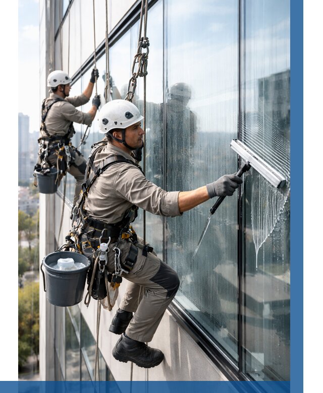 Мойка окон альпинистами в Пушкине от 4668 р. | ВЫСОТНИК-Пшк
