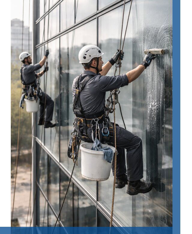 Мойка сплошного остекления в Пушкине, заказать от 311 р.| ВЫСОТНИК-Пшк