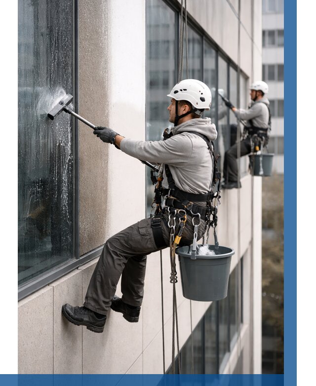 Мойка фасадов зданий в Пушкине под ключ от 363 р. | ВЫСОТНИК-Пшк