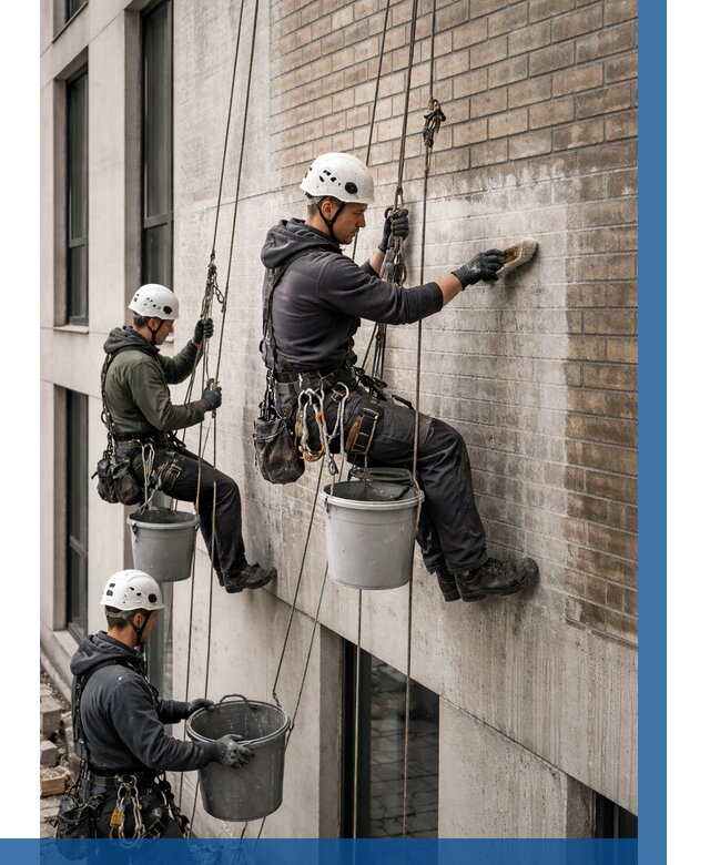 Удаление высолов с фасада в Пушкине от 259 р. | ВЫСОТНИК-Пшк