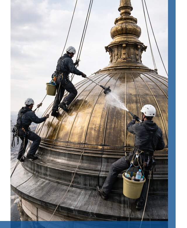 Мойка куполов и шпилей в Пушкине от 8298 р. - заказать | ВЫСОТНИК-Пшк