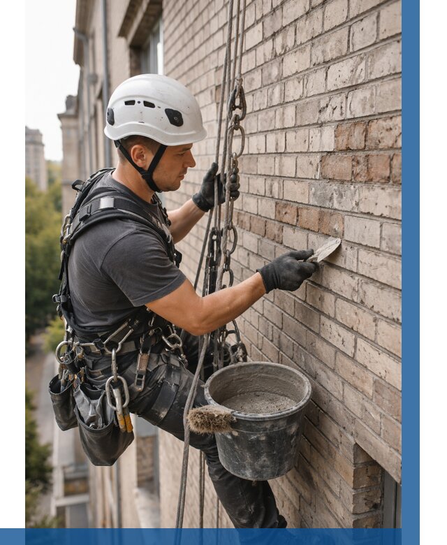 Ремонт кирпичной кладки фасада в Пушкине от 1867 р. | ВЫСОТНИК-Пшк