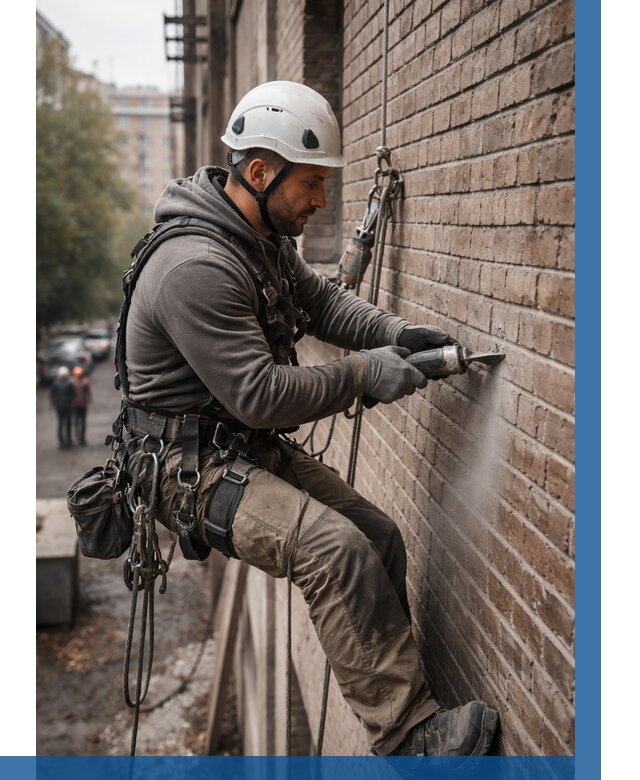 Расшивка кирпичных швов в Пушкине от 622 р. | ВЫСОТНИК-Пшк