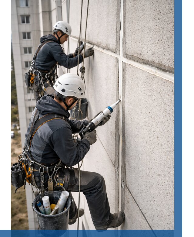 Герметизация межпанельных швов в Пушкине от 726 р. | ВЫСОТНИК-Пшк