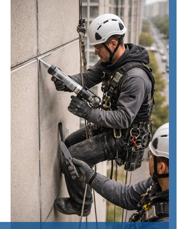 Первичная герметизация швов в Пушкине от 622 р. | ВЫСОТНИК-Пшк