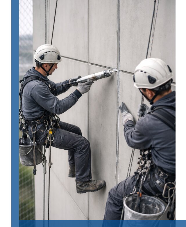 Первичная герметизация швов фасадов и кровель в Пушкине