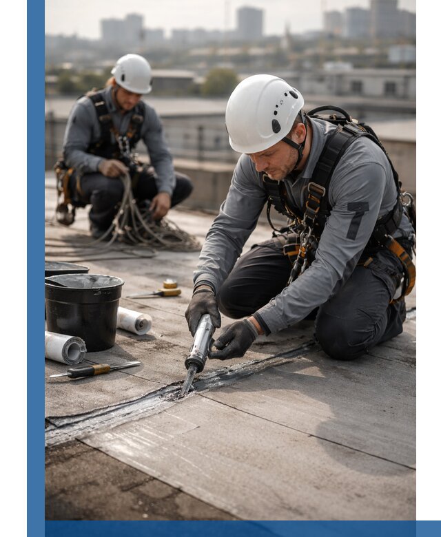 Аварийное и капитальное устранение протечек кровли в Пушкине