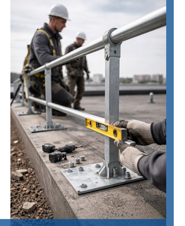 Монтаж кровельного ограждения в Пушкине от 1245 р. | ВЫСОТНИК-Пшк