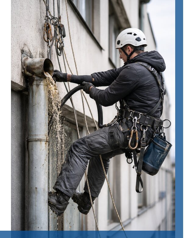 Прочистка водосточных труб в Пушкине от 3631 р. | ВЫСОТНИК-Пшк