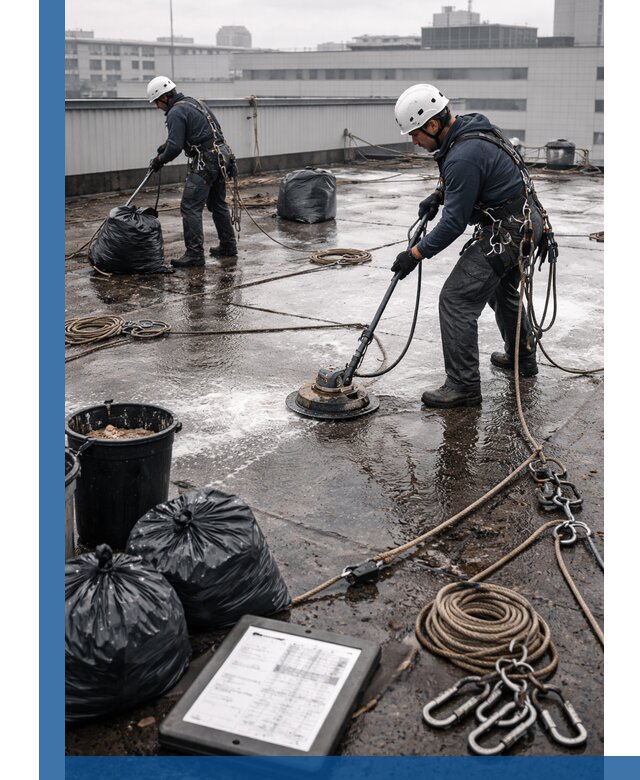 Плановая очистка кровли по графику в Пушкине для безопасности