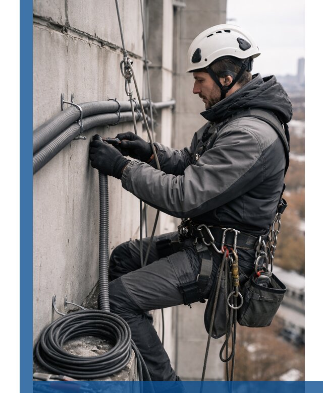 Профессиональный монтаж гофры для кабеля в Пушкине с гарантией