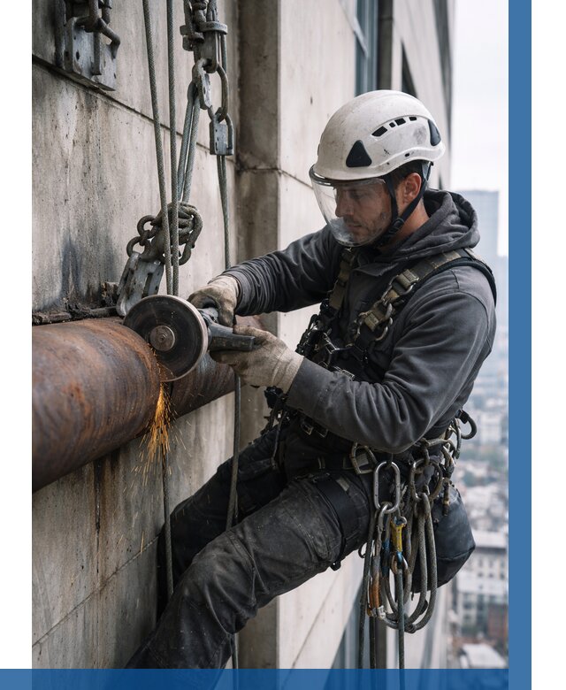 Резка металла на высоте в Пушкине по цене от 4668 р. | ВЫСОТНИК-Пшк