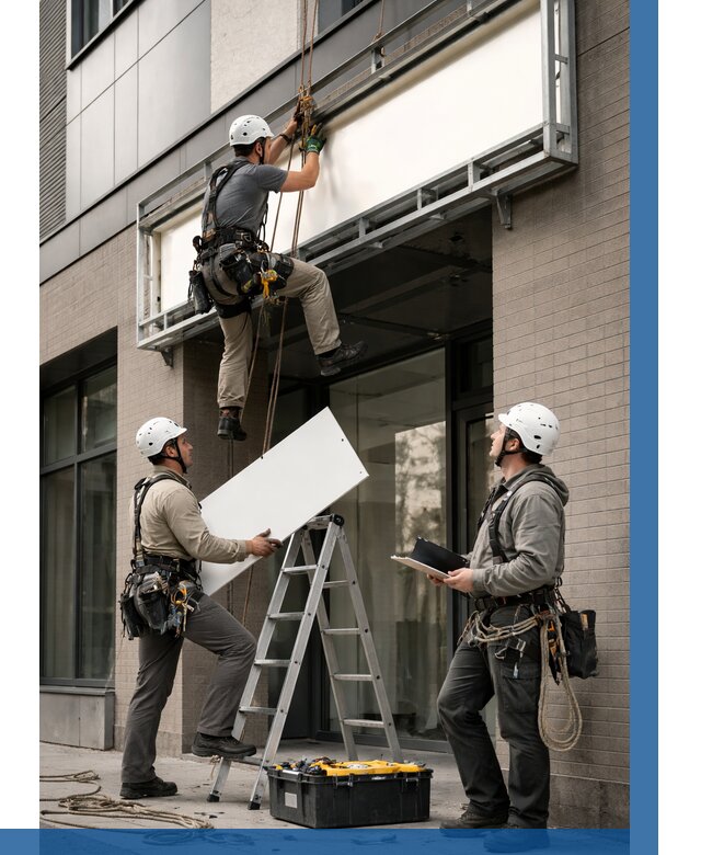 Монтаж светового короба в Пушкине от 6742 р. | ВЫСОТНИК-Пшк