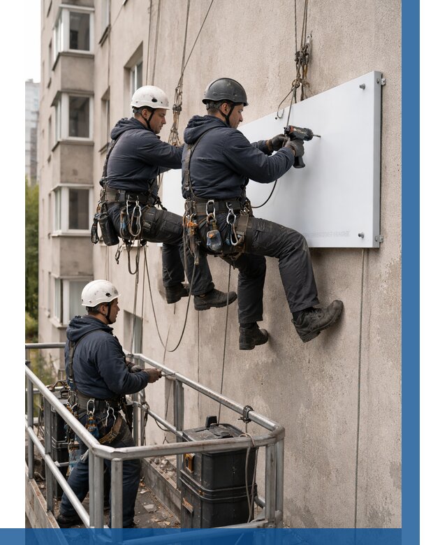 Монтаж табличек и указателей в Пушкине от 3631 р. | ВЫСОТНИК-Пшк