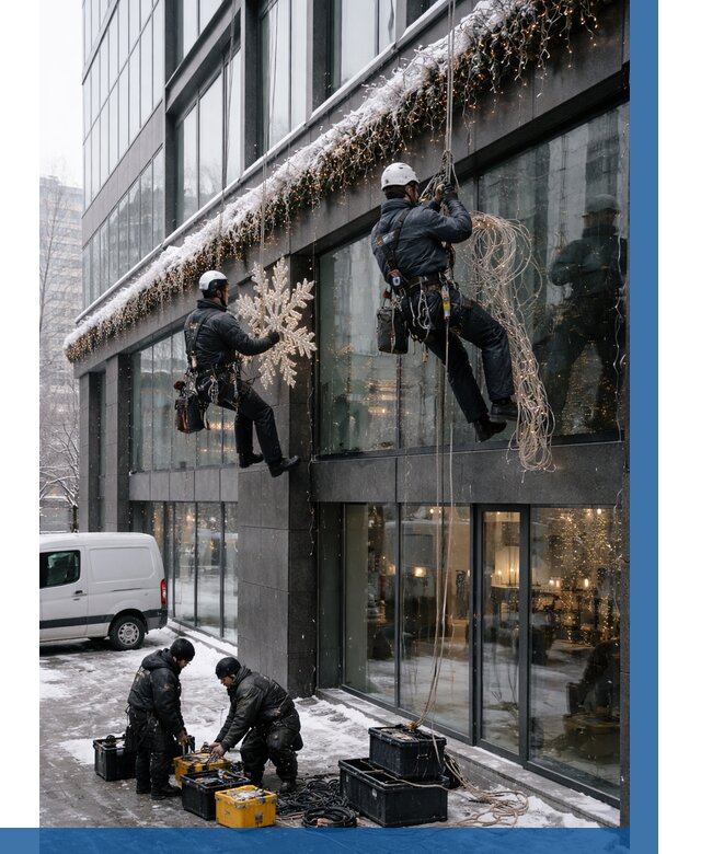 Демонтаж новогоднего оформления в Пушкине от 5705 р. | ВЫСОТНИК-Пшк