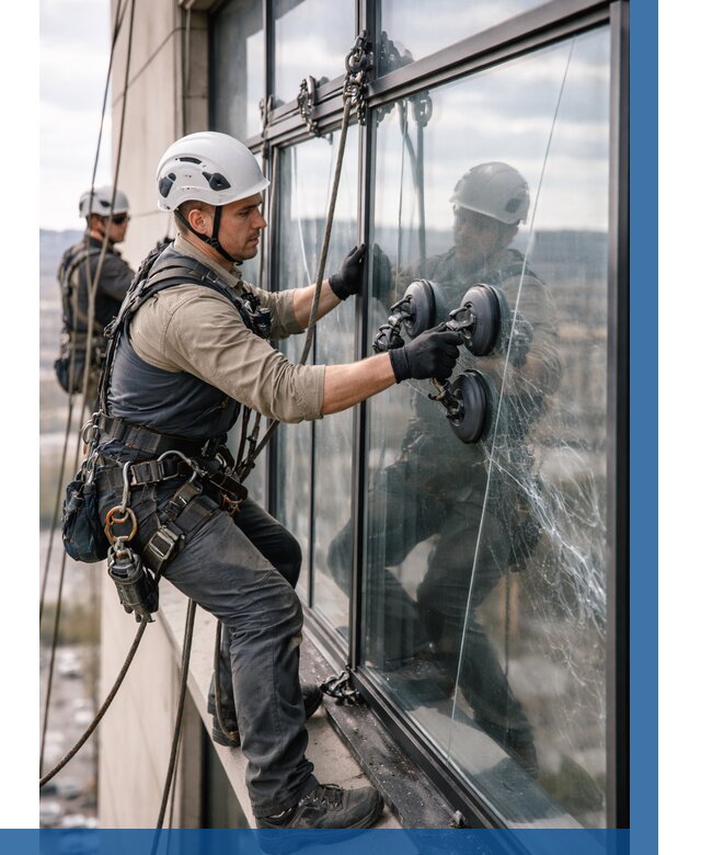 Замена стекла в витраже в Пушкине под ключ от 8817 р. | ВЫСОТНИК-Пшк