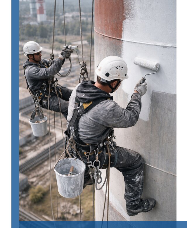 Покраска дымовых труб в Пушкине: антикоррозийная защита и восстановление