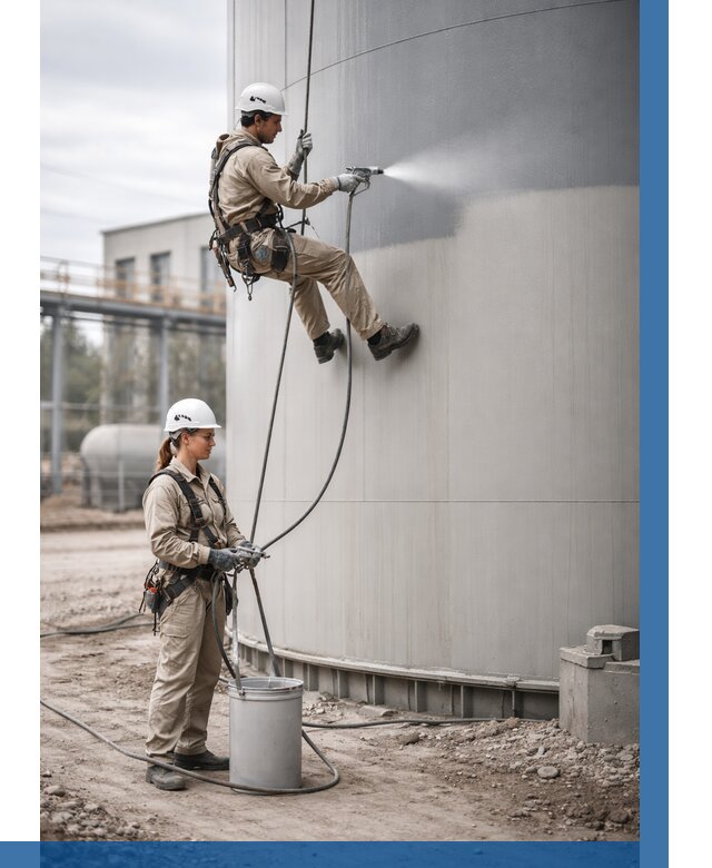 Покраска резервуаров в Пушкине от 1245 р. | ВЫСОТНИК-Пшк — заказать