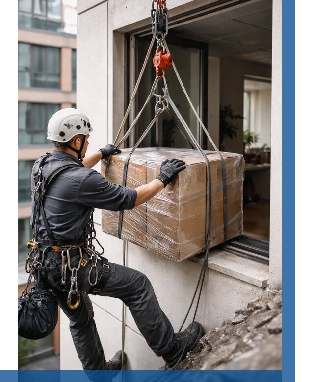 Подъем груза через окно в Пушкине от 4668 р. | ВЫСОТНИК-Пшк