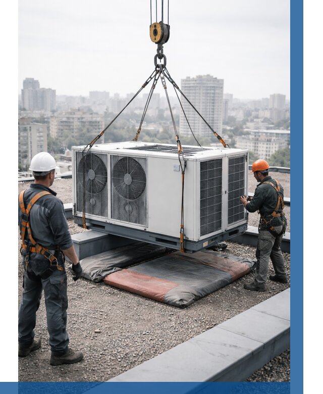 Подъем груза на крышу в Пушкине от 5187 р. | ВЫСОТНИК-Пшк заказать