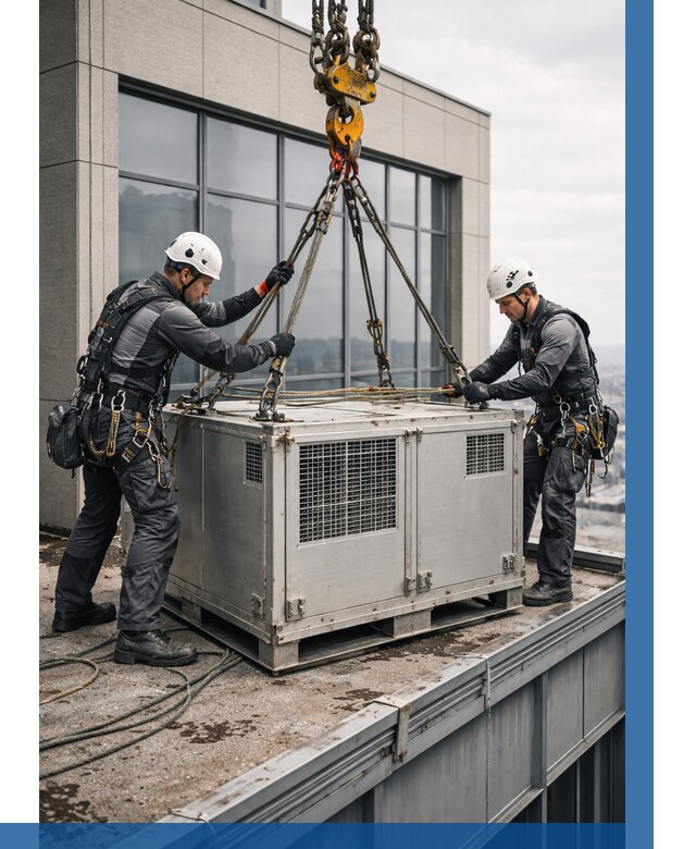 Такелажные работы на высоте в Пушкине от 8298 р. | ВЫСОТНИК-Пшк