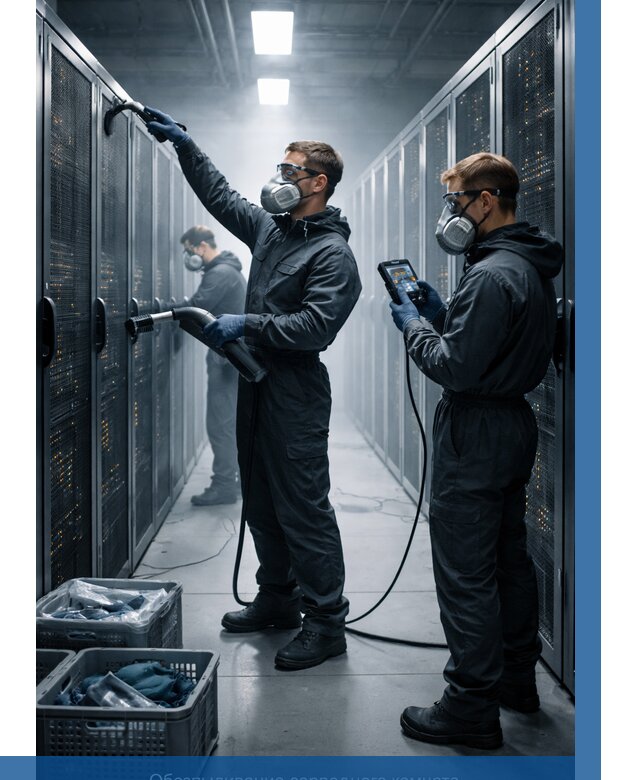 Обеспыливание серверной комнаты в Пушкине от 4668 р. | ВЫСОТНИК-Пшк