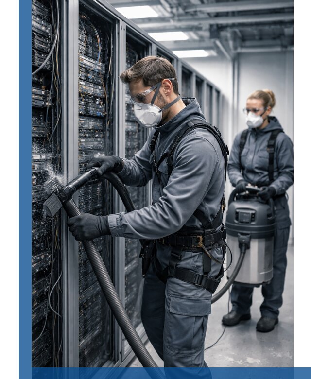 Обеспыливание серверной комнаты в Пушкине, профессиональная очистка